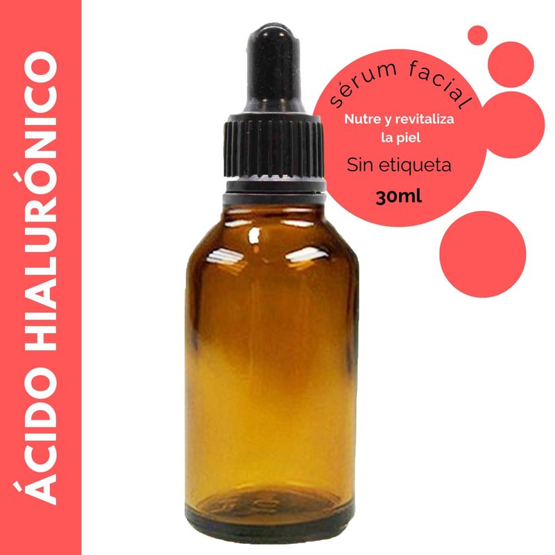 Sérum na Tvár s Kyselinou Hyalurónovou 30ml - Bez Etikety