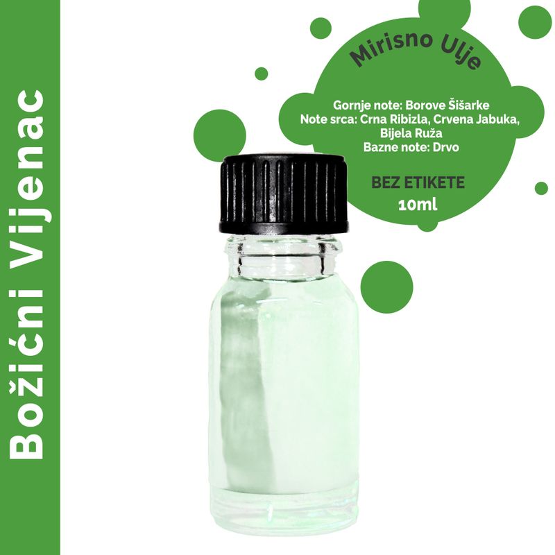 Vonný Olej - Vianočná Girlanda  10ml - Bez Etikety