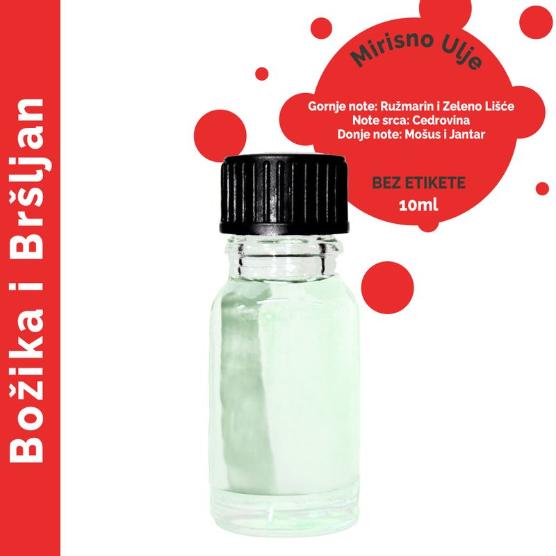 Vonný Olej - Cezmína a Brečtan 10 ml - Bez Etikety