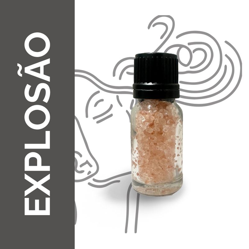 Aromaterapeutická Inhalačná Soľ - Sústredenie - Bez Etikety