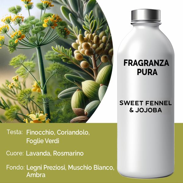 Čistý Vonný Olej –Sladký Fenikel a Jojoba – 500 ml