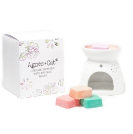 Aroma Lampa so Štyrmi Vonnými Sójovými Voskami