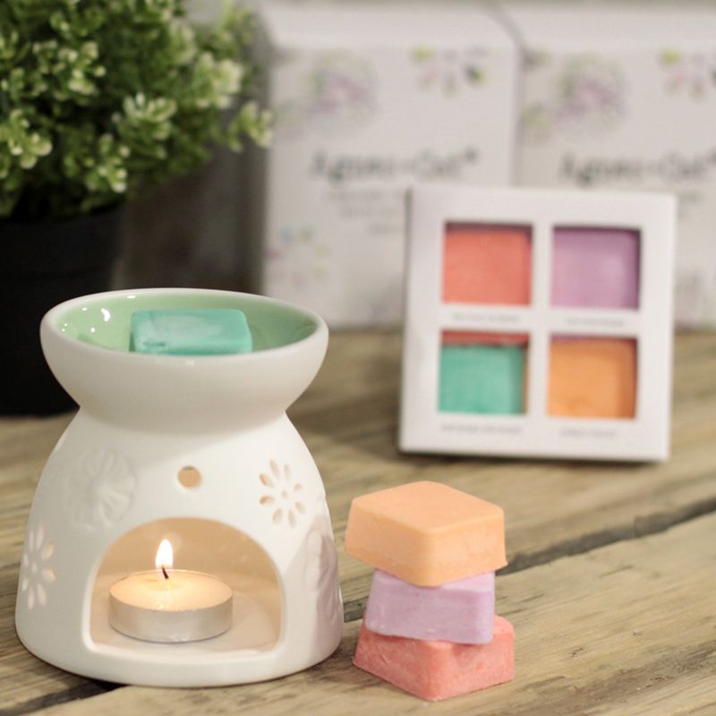 Aroma Lampa so Štyrmi Vonnými Sójovými Voskami