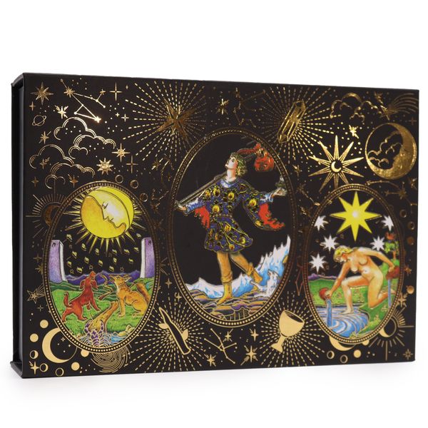 Tarot so Zlatou Fóliou - Nechajte Kúzlo Začať - Darčeková Sada