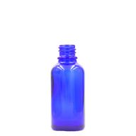 5ml Modrá Sklenená Fľaška - Bez Uzáveru