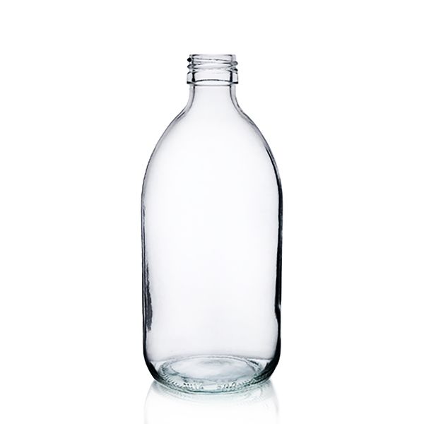 300ml Lieková Fľaša z Číreho Skla