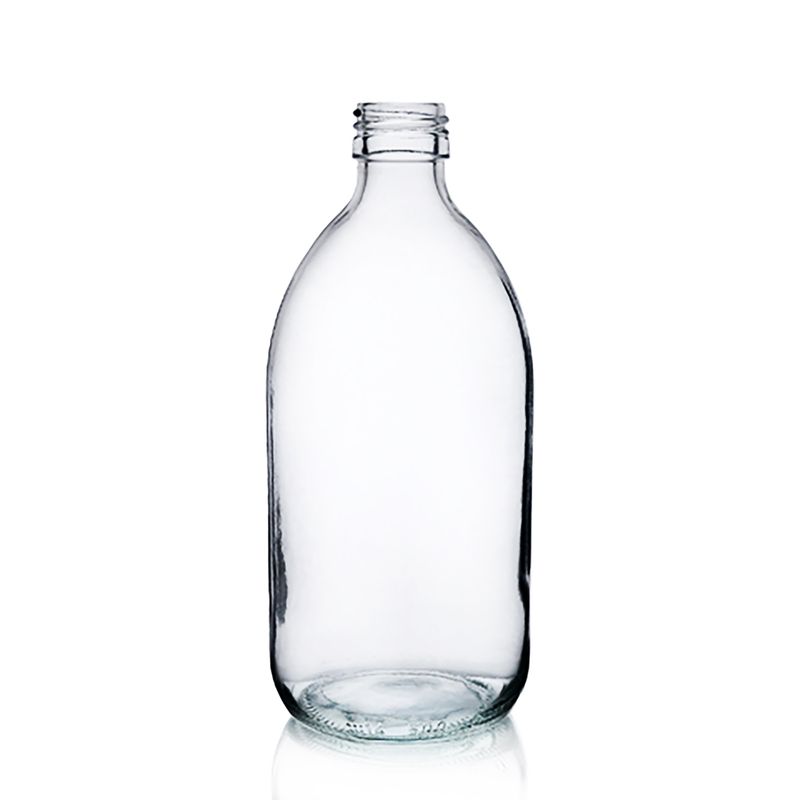 300ml Lieková Fľaša z Číreho Skla