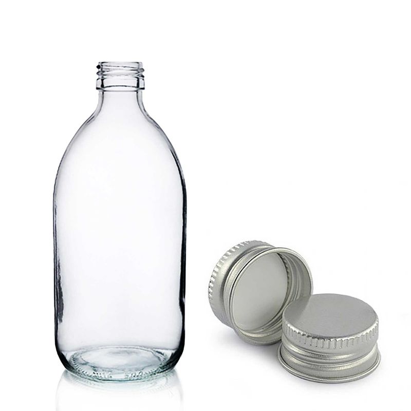 200ml Lieková Fľaša z Číreho Skla