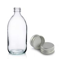300ml Lieková Fľaša z Číreho Skla