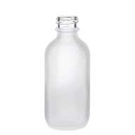 50ml Fľaška z Matného Bieleho Skla - Bez Uzáveru