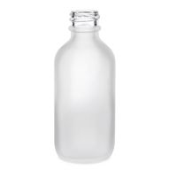 100ml Fľaška z Matného Bieleho Skla - Bez Uzáveru