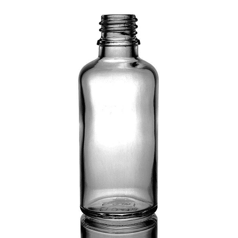 100 ml fľaštička s kvapátkom z dymovo sivého skla