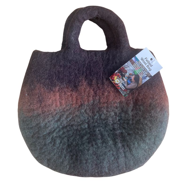 Plstená Taška Rozprávková Záhrada - 35x27cm