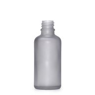 30ml Fľaška z Matného Šedého Skla - Bez Uzáveru