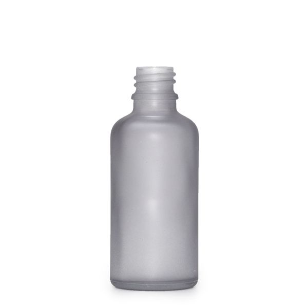30ml Fľaška z Matného Šedého Skla - Bez Uzáveru