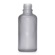 100ml Fľaška z Matného Šedého Skla - Bez Uzáveru