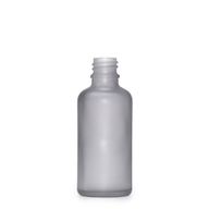 30ml Fľaška z Matného Šedého Skla - Bez Uzáveru
