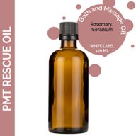 Kúpeľový a Masážny Olej na zmiernenie príznakov PMS - 100ml - Bez Etikety