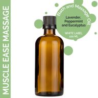 Kúpeľový a Masážny Olej na Uvoľnenie Svalov - 100ml - Bez Etikety