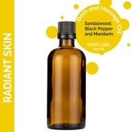 Kúpeľový a Masážny Olej - Santalové Drevo - 100ml - 100ml - Bez Etikety
