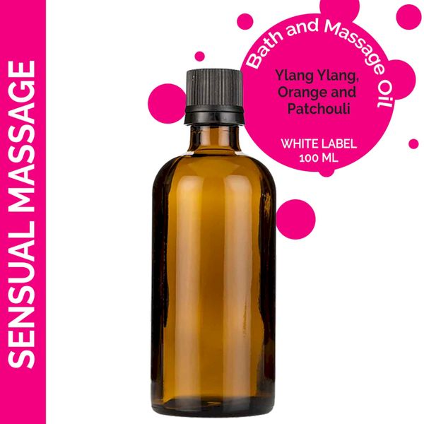 Kúpeľový a Masážny Olej - Senzuálna Zmes - 100ml - Bez Etikety