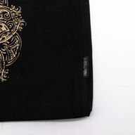 Veľká Nákupná Taška (38x15x43cm) Čokoládová Stonewash 14oz - Slobodná Hamsa