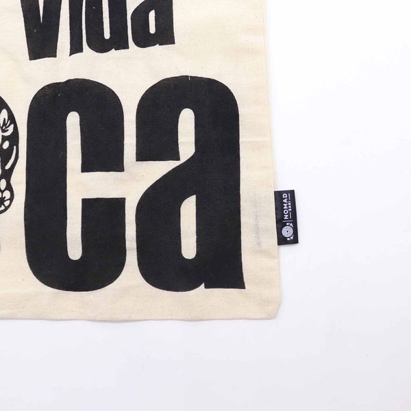 Ikonická Základná Taška - Mi Vida Loca - (40x36cm) - Prírodná 113g