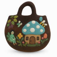 Plstená Taška Rozprávková Záhrada - 35x27cm