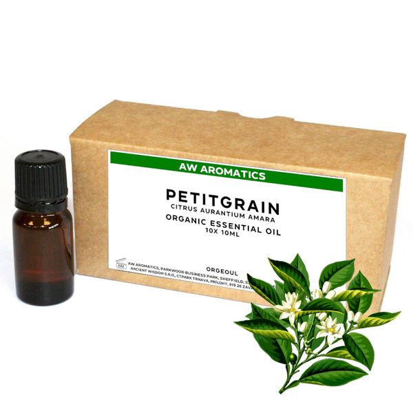Petitgrain Bio Esenciálny Olej 10ml - Bez Etikety