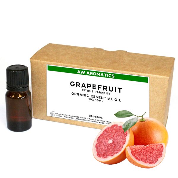 Grapefruit Bio Esenciálny Olej 10ml - Bez Etikety