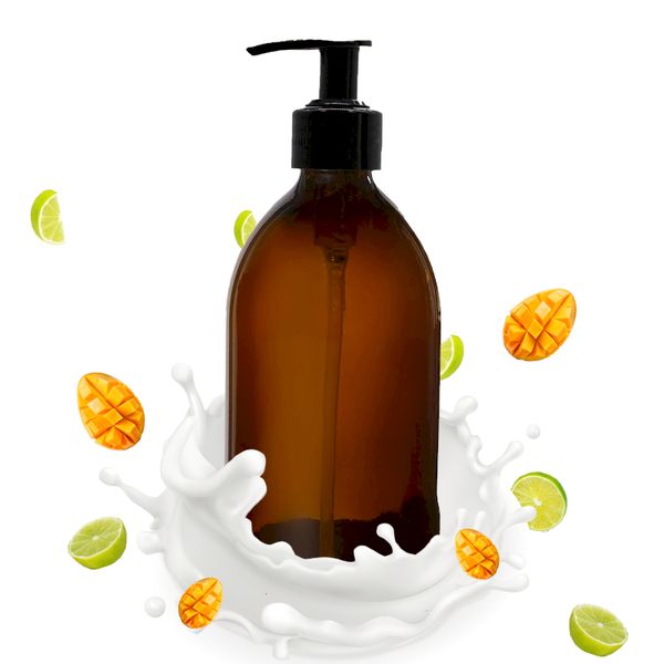 Vonné Telové Mlieko bez Etikety 300ml - Mango a Limetka