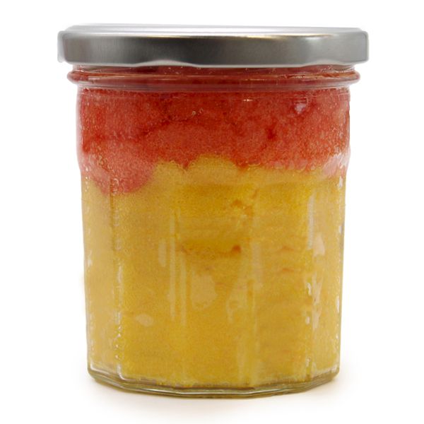 Neoznačený Vonný Cukrový Telový Peeling - Broskyňová Sangria 300g