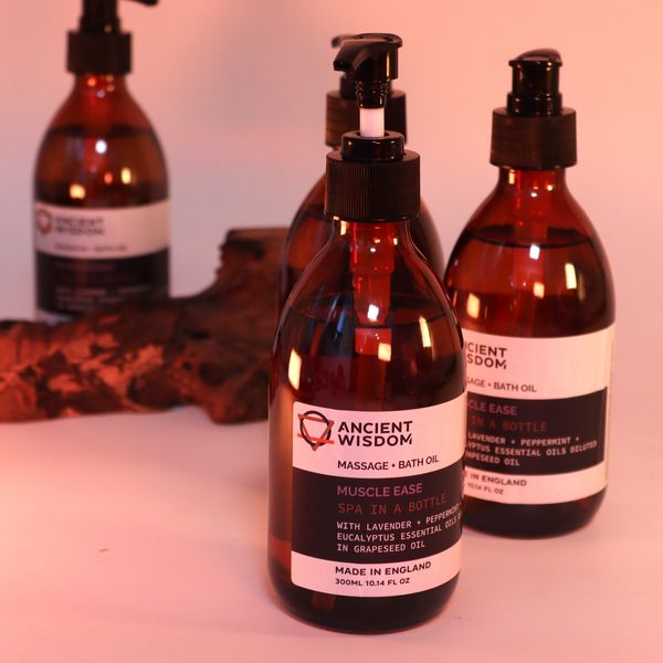 Aromaterapeutický masážny a kúpeľový olej - Uvoľnenie svalov 300 ml