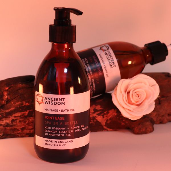 Aromaterapeutický masážny a kúpeľový olej - Ľahkosť kĺbov - 300 ml