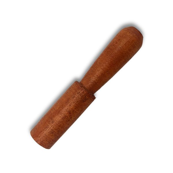 Drevená Palička - 13 cm - Tvarovaná Rukoväť - Bez Kože