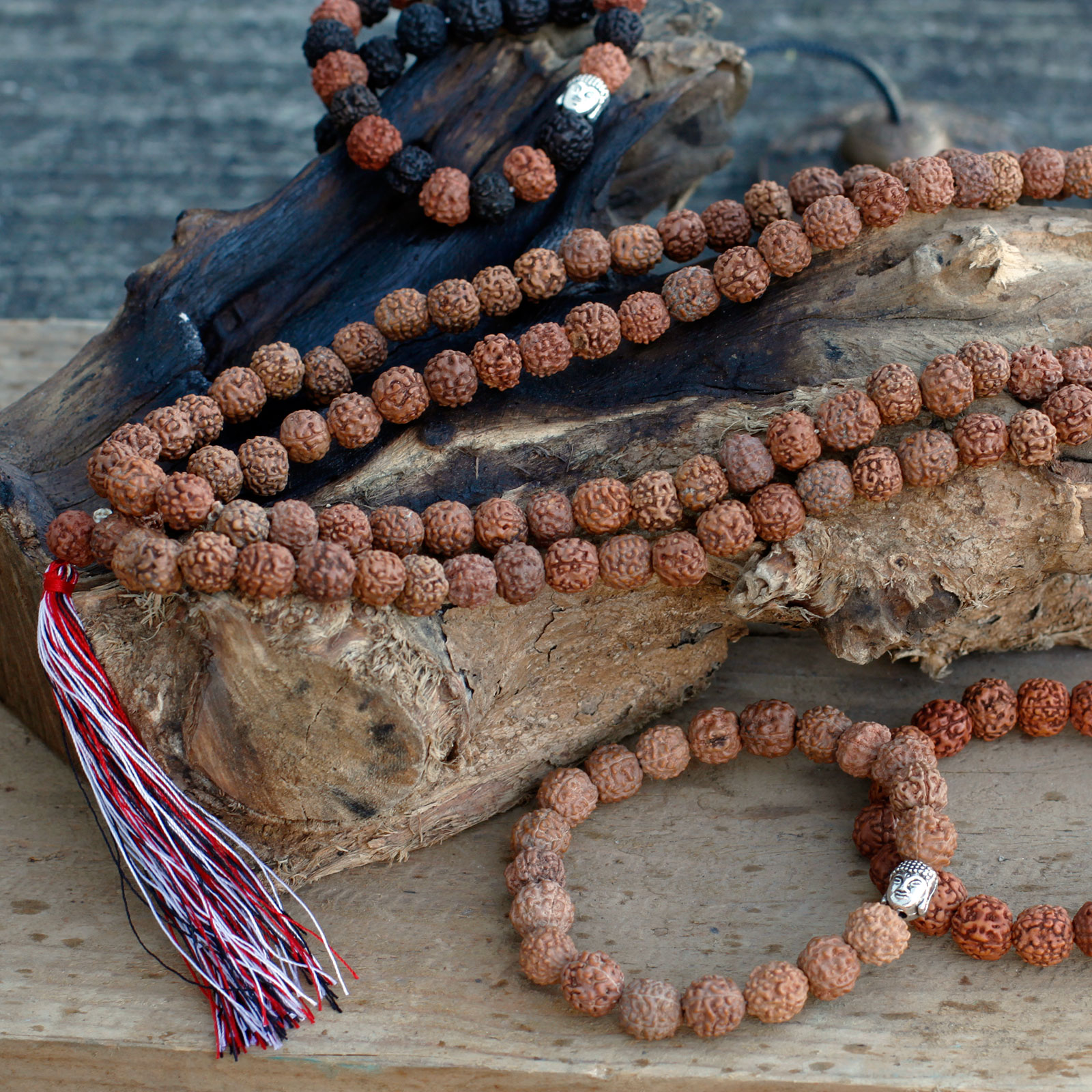 Rudraksha Budha Náramky Mala