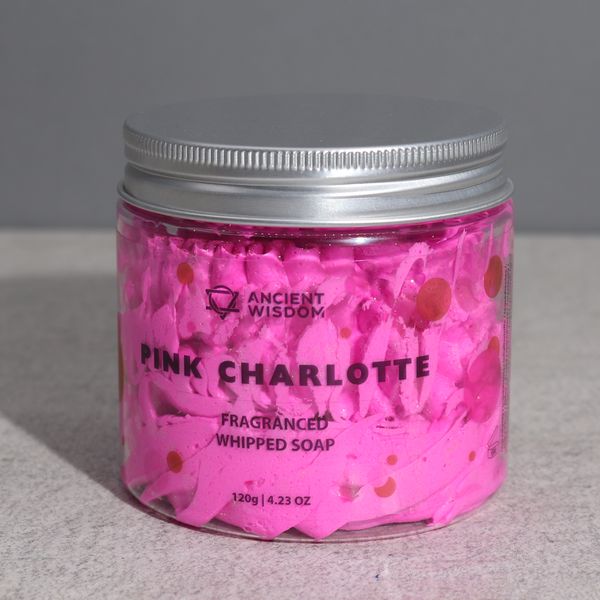 Šľahané Mydlá - Ružová Charlotte 120g