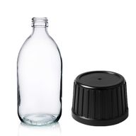 300ml Lieková Fľaša z Číreho Skla