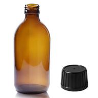 300 ml Liekovka z Jantárového Skla – Bez Uzáveru