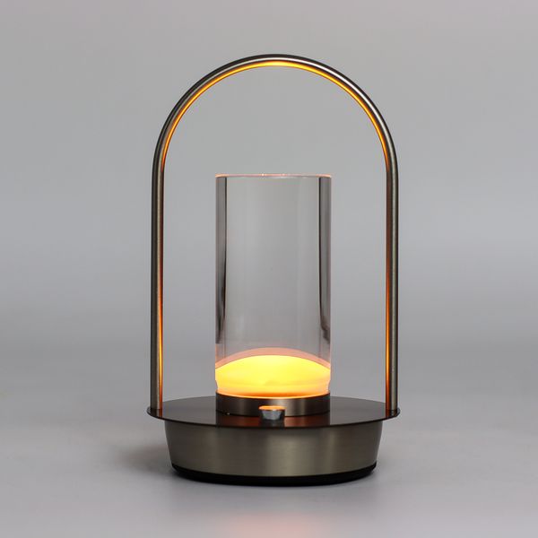 Dotyková Lampa - Krištáľový Lampáš - USB (C) - Nabíjateľný (2000 W)