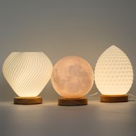 Vlnková Lampa - USB - 3 Nastavenia - Skrútená Mušľa