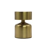 Dotyková Lampa - Plochá Huba Bronzová – USB (C) – Nabíjateľná (400 wattov)