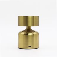 Dotyková Lampa - Plochá Huba Bronzová – USB (C) – Nabíjateľná (400 wattov)
