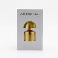 Dotyková Lampa - Plochá Huba Bronzová – USB (C) – Nabíjateľná (400 wattov)