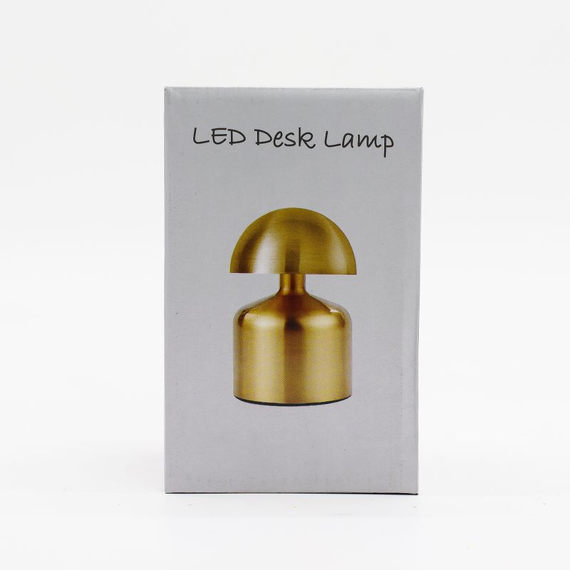 Dotyková Lampa - Plochá Huba Bronzová – USB (C) – Nabíjateľná (400 wattov)