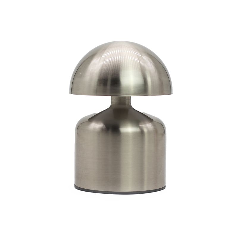 Dotyková Lampa – Kupola Huba Strieborná – USB-C – Nabíjateľná (400 W)