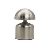 Dotyková Lampa – Kupola Huba Strieborná – USB-C – Nabíjateľná (400 W)
