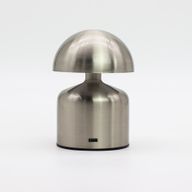 Dotyková Lampa – Kupola Huba Strieborná – USB-C – Nabíjateľná (400 W)