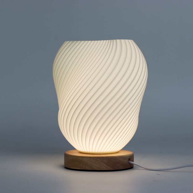 Vlnková Lampa - USB - 3 Nastavenia - Skrútená Mušľa