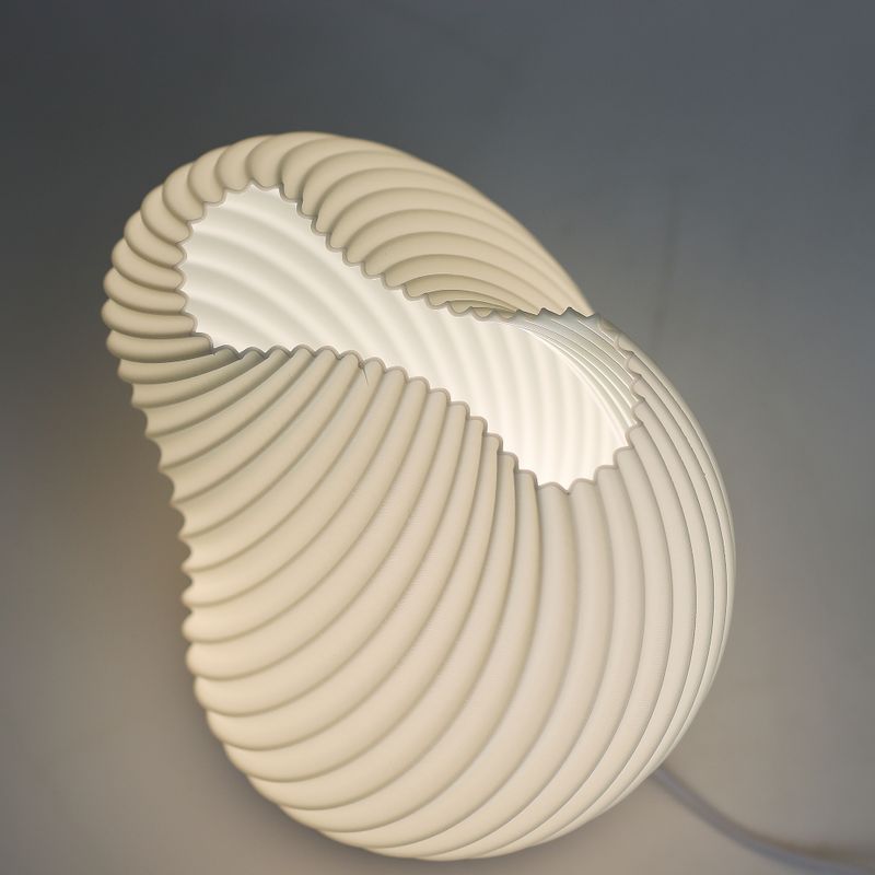 Vlnková Lampa - USB - 3 Nastavenia - Skrútená Mušľa